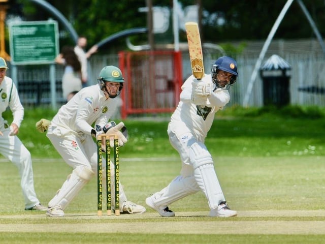 Action from Goring CC's win at Chippingdale in the Sussex Cricket League Division 4 West