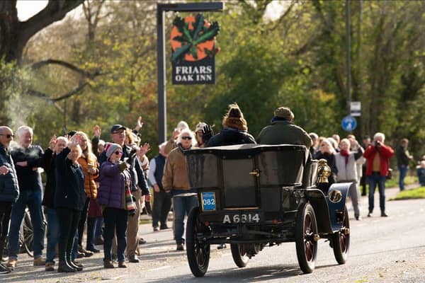 Veteran Car run outside the Friars Oak Inn, London Road, Hassocks | contributed