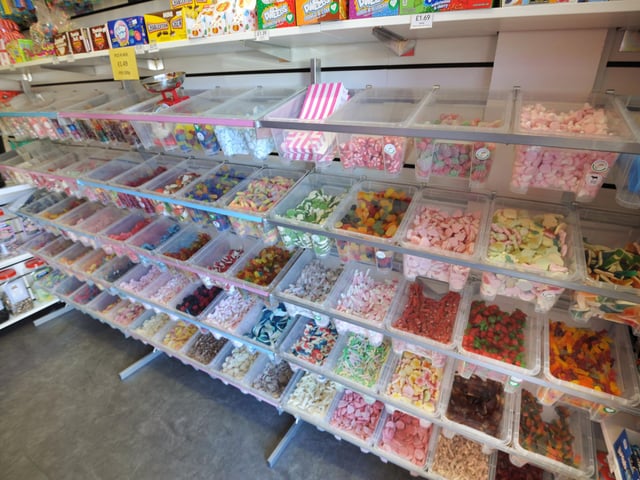 Sweet Cheeks, a new retro sweet shop in Queens Road, Hastings.