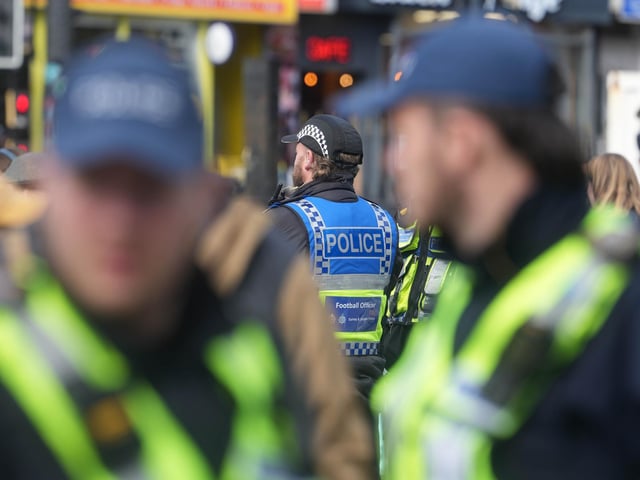 An increased police presence has been seen across Brighton on Sunday (October 18), as thousands of football fans descended on the city for Albion's Premier League clash with rivals Crystal Palace.