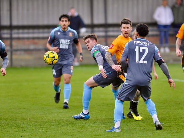 Littlehampton Town and Three Bridges played out a seven-goal thriller at The Sportsfield on Saturday with the home side coming out on top 4-3. Photographer Stephen Goodger was there to catch the action