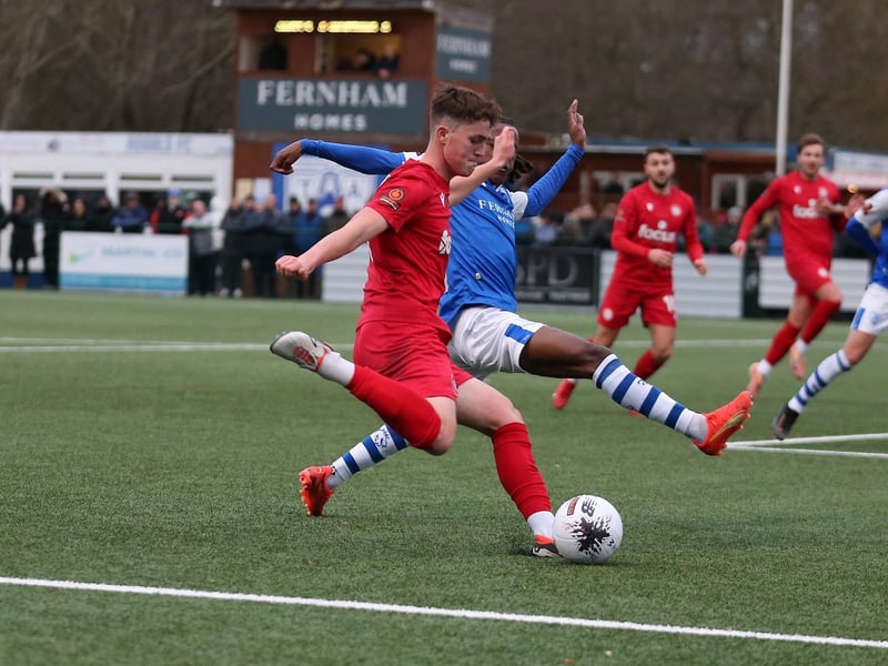 Worthing in action away to Tonbridge Angels in National League South