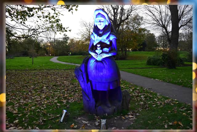 Alice will be all lit up as part of the illuminated trail in Hotham Park, Bognor Regis