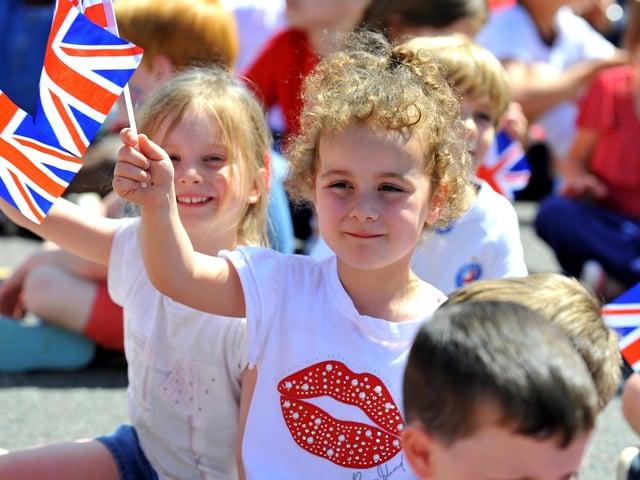 The Platinum Jubilee celebration at Bolnore Village Primary School in Haywards Heath
