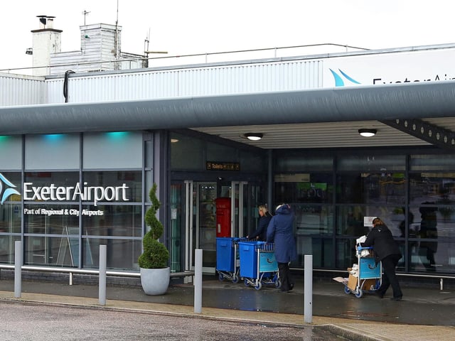 Departures from Exeter Airport were 14 minutes behind schedule on average in 2022, according to analysis of CAA data by the PA news agency