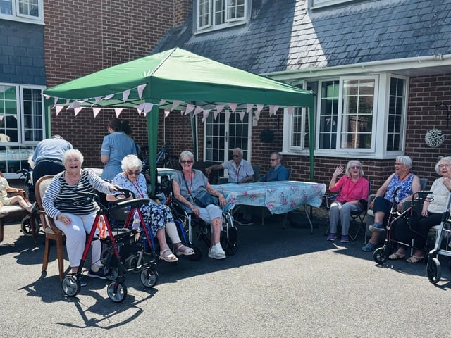 It was a great opportunity for people to get together, have a chat and enjoy a treat in-the sunshine