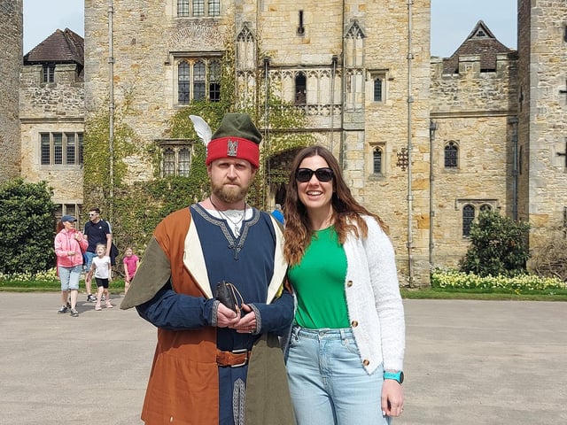 Katherine had a fantastic day at Hever Castle