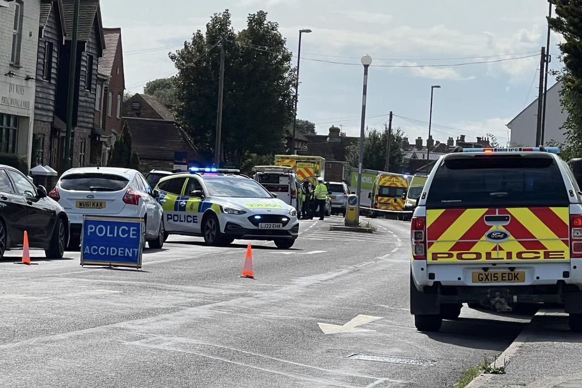 Road closed near Chichester following serious collision 