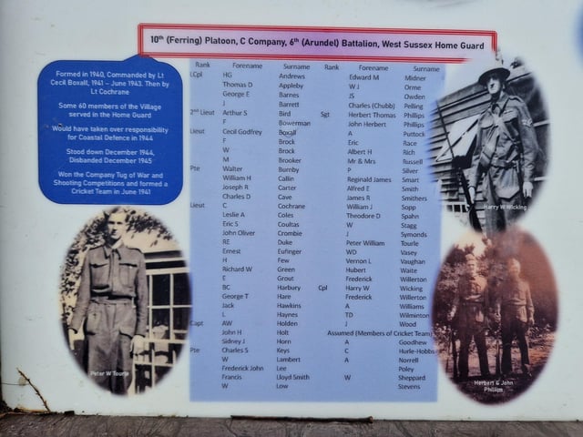 The story behind a West Sussex pillbox which is one of the best preserved nationally from the Second World War is told on a new information board on Ferring seafront