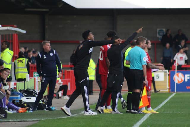 Kevin Betsy makes substitutions on Saturday