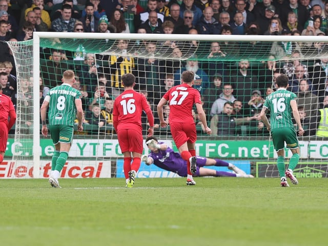 Action from Worthing's National South win at Yeovil