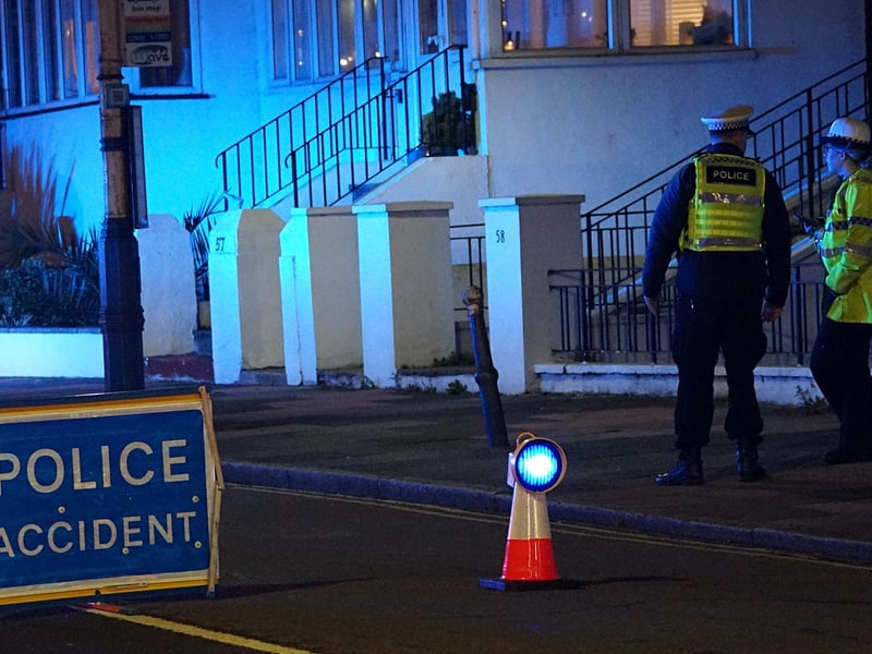 Emergency services at the scene. Picture: Sussex News and Pictures