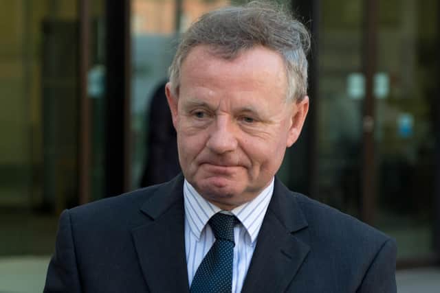The pilot Andrew Hill had been cleared in court, in 2019, of manslaughter by gross negligence and he maintained he lost consciousness at the time of the crash.  (Photo by Chris J Ratcliffe/Getty Images)