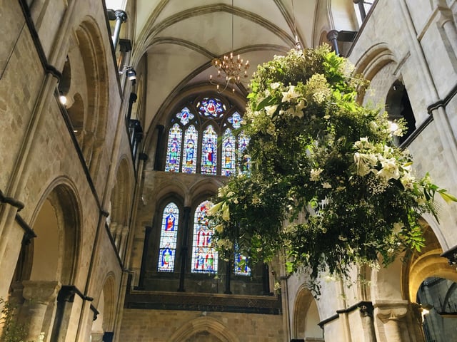 Chichester Cathedral has been filled with wonderful floral displays for the past few days / Picture: Steve Bone