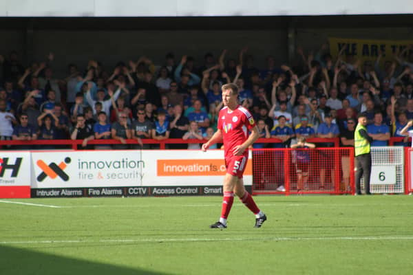 Tony Craig was Crawley's best player before being dismissed. Picture: Cory Pickford