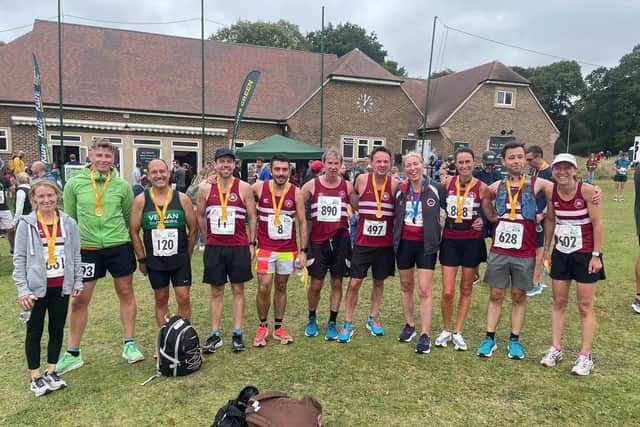 Harriers at Barns Green | Picture courtesy of Haywards Heath Harriers