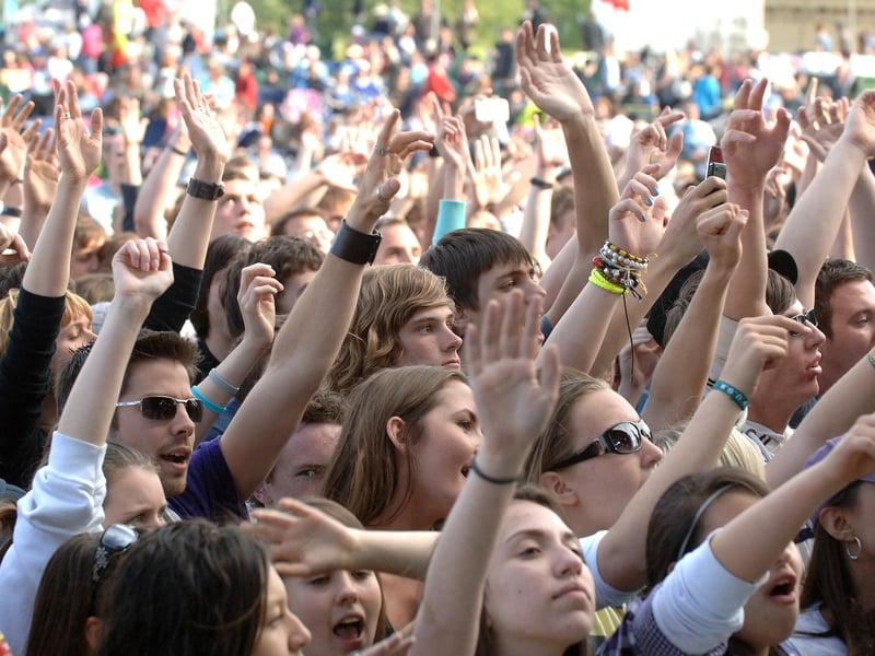 Thousands of people headed to the beautiful Wiston Estate over the Spring Bank Holiday in 2010