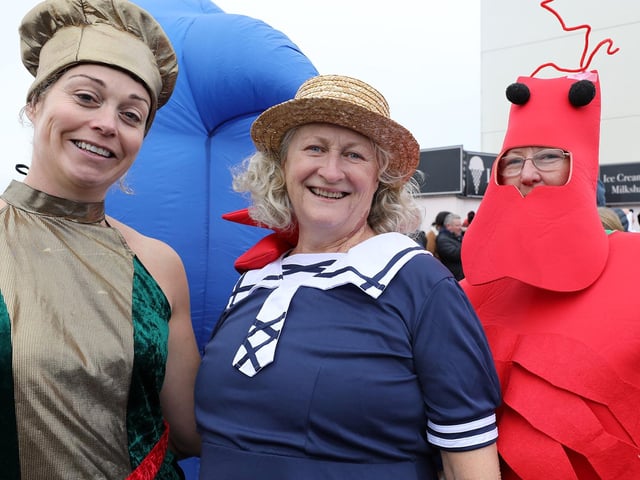 Some 385 people braved the ice cold sea water on New Year's Day 2024