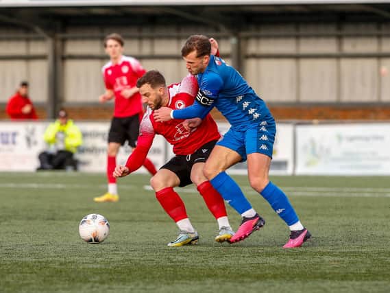 Eastbourne Borough and Worthing do battle | Picture: Lydia Redman