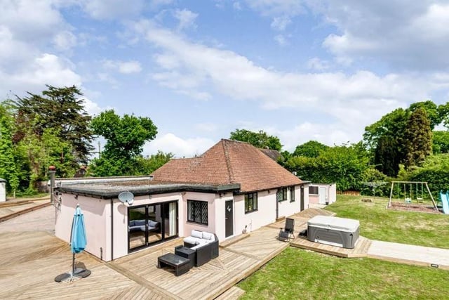 This property, in Hempstead Lane, is on the market for £1,350,000.