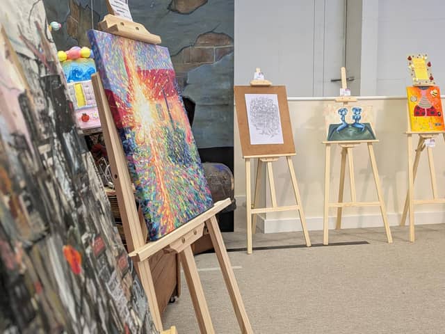 Bognor Makerspace hosted its first art exhibition last weekend, showcasing work by established artists, creative students and complete beginners.