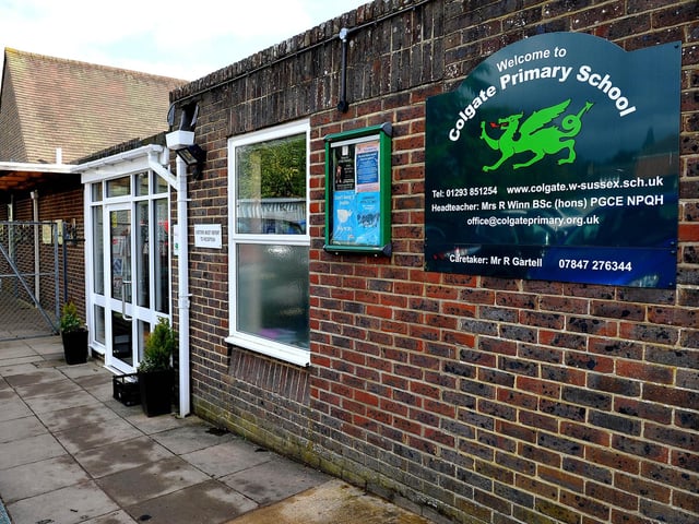 At Colgate Primary School, 67% of parents who made it their first choice were offered a place for their child. A total of eight applicants had the school as their first choice but did not get in.