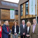 Local MP & Conservative MP Candidate visit new energy-efficient homes in Cuckfield.