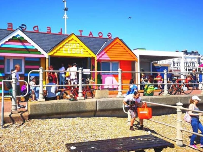 Goat Ledge, on the seafront by Warrior Square, is a must visit for its superb food and beach-side location. Here you can enjoy an ice cream - and even a cocktail - on the beach.