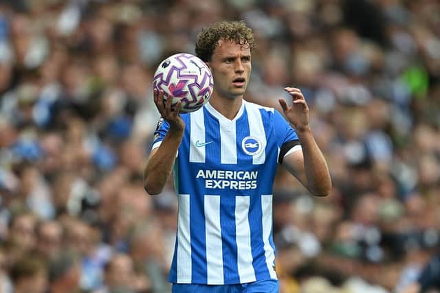 Mats Wieffer of Brighton & Hove Albion is a doubt for the Bournemouth clash