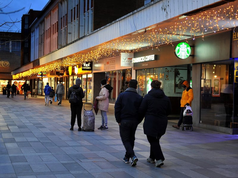 Christmas Lights at Crawley. Pic Steve Robards SR2011241