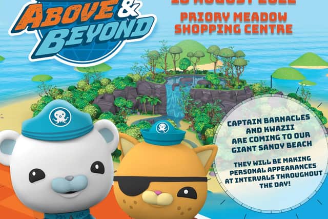Come and meet two of the Octonauts at Priory Meadow