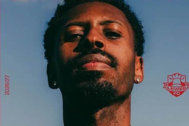 Midfielder Kurtis Cumberbatch has joined the Rooks | Image: Lewes FC on X