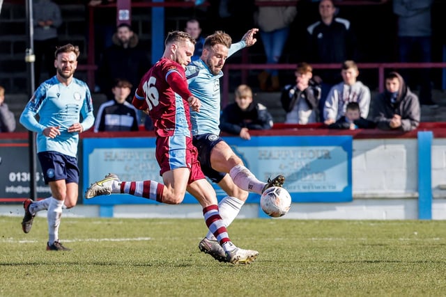 Action from Eastbourne Borough's 1-0 win at Weymouth in the National League South