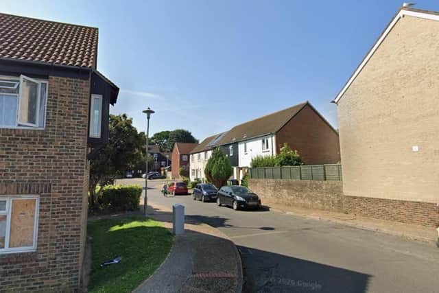 South East Water said a leak had been reported at Collingwood Close in Peacehaven. Photo: Google Street View