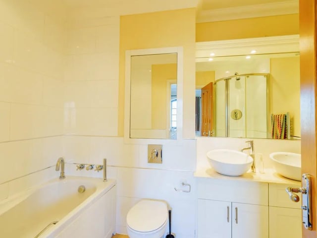 One of two bathrooms.