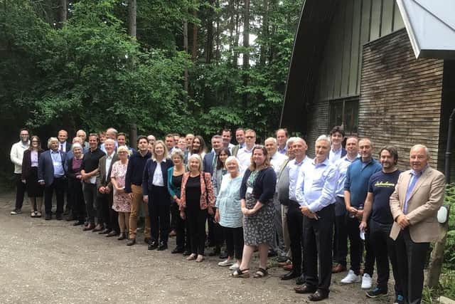Huw Merriman, MP for Battle and Bexhill, and Sally-Ann Hart, MP for Hastings, hosted the event at the Woodland Centre in Flimwell on Friday, June 10. The meeting heard from representatives of rural industries about the changing needs of the agricultural sector.
