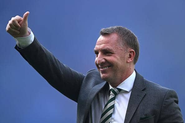 Brendan Rodgers, Manager of Celtic, has just celebrated the league and cup double with the Hoops