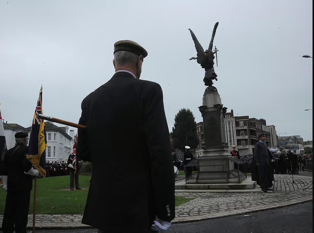 Look back at Eastbourne's Remembrance service from 2015