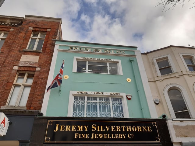 There is no doubting this is a long-established jewellers shop! Jeremy Silverthorne began his career here in November 1987, when it was Pressleys and was asked by the family in 2019 if he would like to buy the shop.