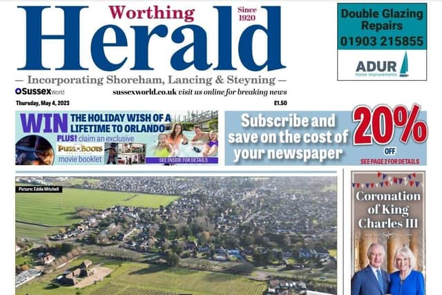 Don't forget to buy your copy of the Worthing Herald this week