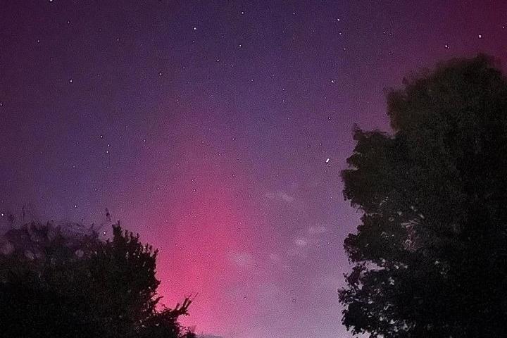 The Northern Lights captured in Hastings. Picture: Tianny Catherine Coleen Brown