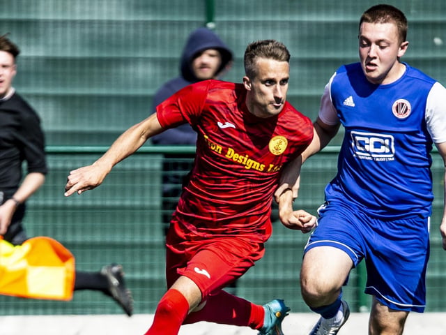 Newhaven v AFC Varndeanians in the SCFL premier