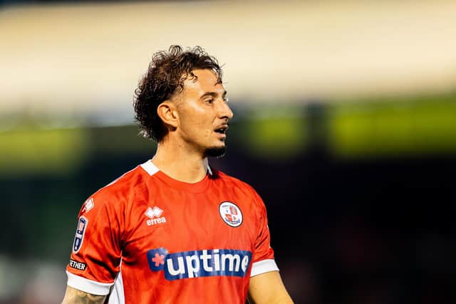 Dylan Morgan has been talking about his recent goals - and the players' desire to start turning results atound | Picture by Kyle Hemsley | CTFC