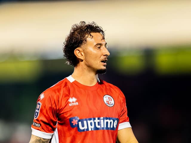 Dylan Morgan has been talking about his recent goals - and the players' desire to start turning results atound | Picture by Kyle Hemsley | CTFC