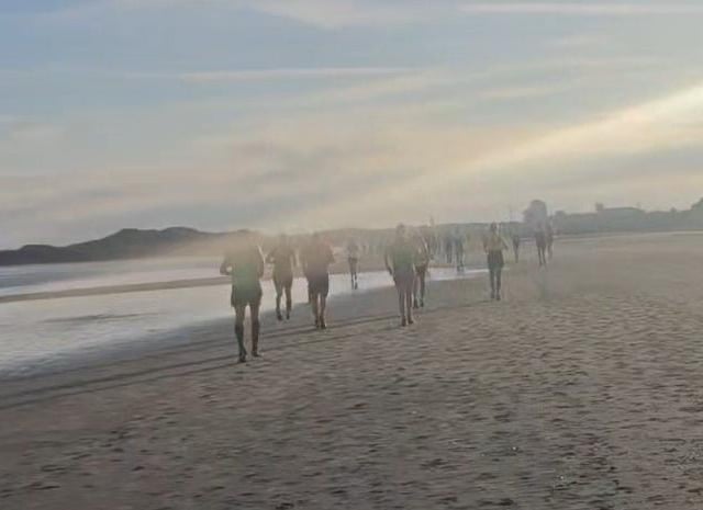 The Arunners five-mile beach run in Littlehampton