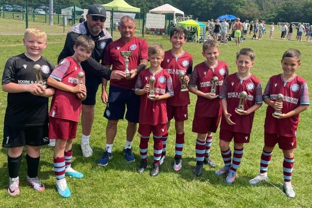 Little Common Football Club hosted another successful tournament - and their Under-10s won their age group contest | Contributed picture