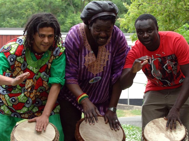 African Drummers at the Neighbours Day in Shoreham in 2010