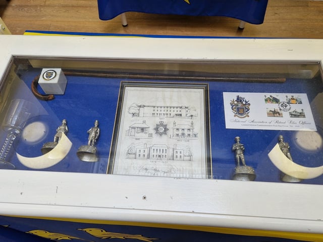 Retired police officer and amateur historian Alan Moore has been building his collection of police memorabilia for many years