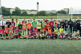 Eastbourne’s youngsters have been getting their kicks from free football sessions this summer to help keep them active and occupied. Picture: Sussex Police