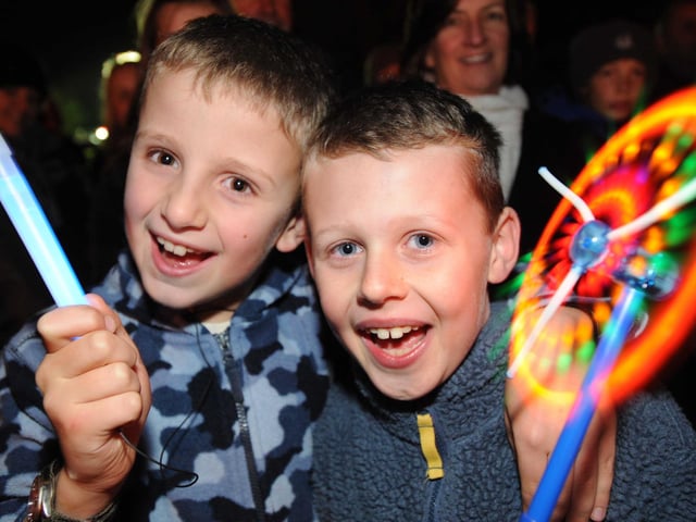 Cuckfield Bonfire Night 2009. Edward Morgan and Alexander Cray.